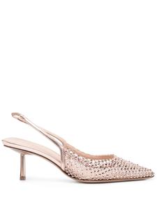 Туфли с заостренным носком и заклепками Le Silla, розовый