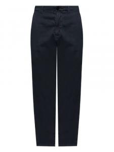 Хлопковые брюки с нашивкой в виде компаса Stone Island, синий