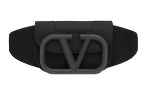 Valentino Нейлоновая поясная сумка через плечо, слинг-бэг, фанни-пак Regular Men's Black