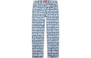 Джинсы Supreme Fat Tip Jacquard, черный