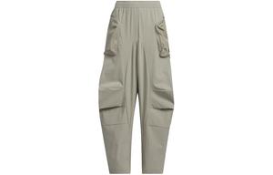 Adidas Детские вязаные спортивные штаны, цвет «галька», серебристо-серый