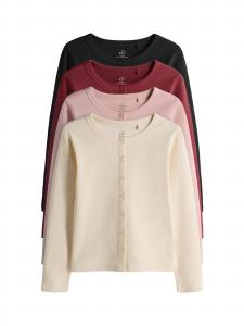 The Set Кардиган вязаный в цветах Cream, Rose, Red, Black