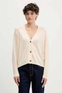 Кардиган с шерстью Sisley, бежевый