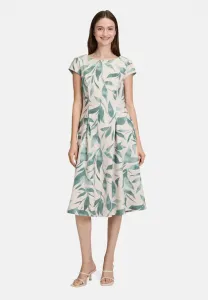 Mit aufdruck day dress Betty & Co, Nature Green