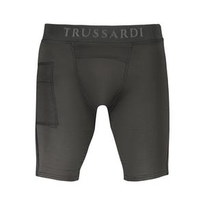 Черные брюки из полиэстера Trussardi, черный