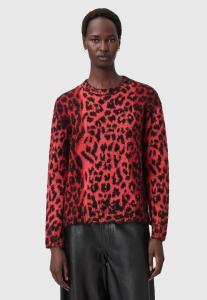 Джемпер AllSaints LEX, Crimson Red/Red