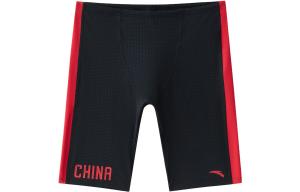 Плавательные шорты мужские черные/красные Anta, черный/красный