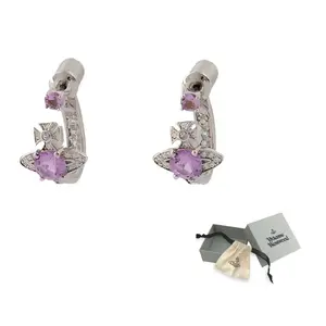 Vivienne Westwood Серьги Women's Silver/Purple