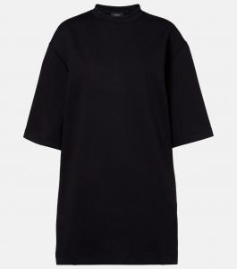 Хлопковое платье-футболка Wardrobe.NYC, черный