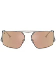 Солнцезащитные очки-пилоты Ferrari, серый