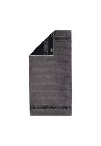 Серые банные полотенца noblesse duo 1003 anthrazit - 79 Cawö