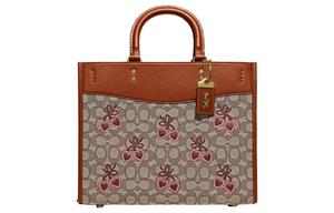 COACH Рюкзак из ткани Rogue с кожаными вставками