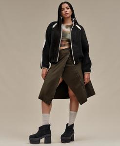 Женская вязаная куртка Nikia Crochet Fluff Jacket UGG, Black