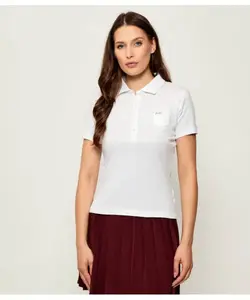 Футболка поло Slim fit Guess Jeans, белый