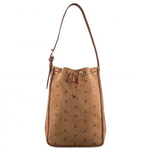 Сумка-кроссбоди из ягненка через плечо унисекс орехово-коричневая A.P.C