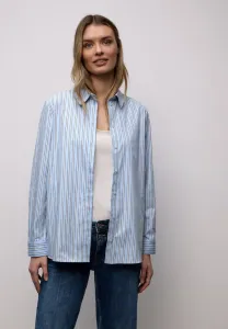 Блузка с застежкой на пуговицы gestreifte Street One, Blau