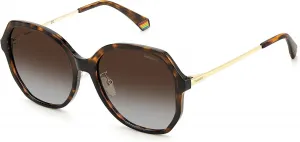 Солнцезащитные очки Polaroid PLD 6177/G/S 086 HAVANA 57/18/145 для женщин, Brown