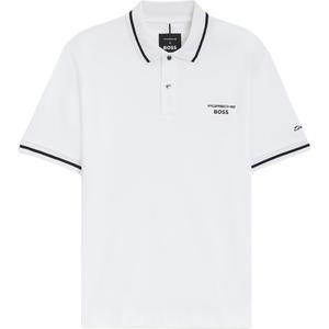 Рубашка-поло Boss X Porsche стандартного кроя Hugo Boss, белый