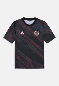 Футболка с принтом FC BAYERN PRE MATCH KIDS UNISEX Adidas Performance, черный