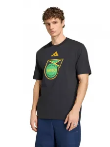 Футболка с изображением днк ямайки, форма национальной сборной. Adidas Performance, Black