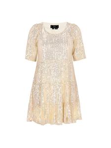 Faina Женское платье золотого цвета