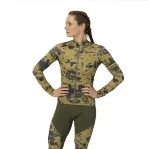 Джерси с длинным рукавом AGU Blurry Photo Performance, зеленый