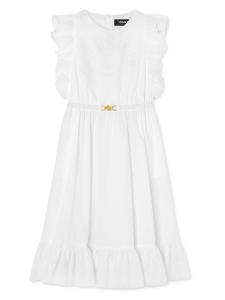 Versace Kids платье миди Milano Stamp, белый