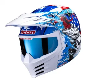 Шлем Icon Elsinore American Basstard, мультиколор