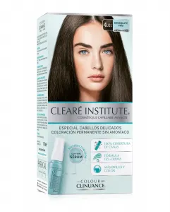 Постоянное окрашивание Colour Clinuance для нежных волос Clearé Institute, 4.01 Chocolate Frío