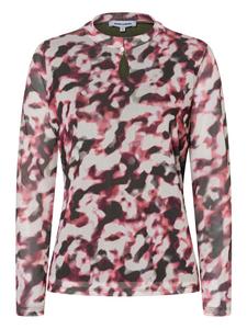 Рубашка-сетка с акварельным принтом в виде цветов акварели More & More