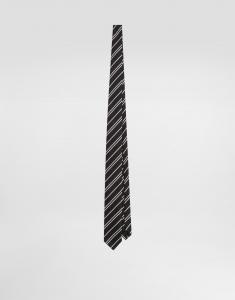 Галстук из жаккарда в полоску Dolce & Gabbana, мультиколор