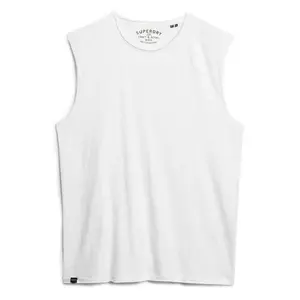 Футболка без рукавов Superdry Raw Edge Slub, белый