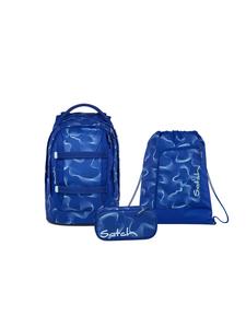 Satch Набор школьных рюкзаков, ярко-синий, 3 предмета