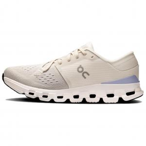 On Женские дышащие беговые кроссовки Cloud X4 Ivory White
