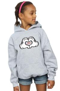 Толстовка «Микки Маус любит тебя» Disney, серый