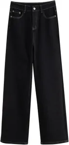 Женские джинсы ретро прямого кроя с высокой посадкой