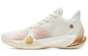 Баскетбольные кроссовки Vikings Gift 2nd Generation, унисекс, низкие, суперлегкие, шампанского, золотистого цвета Peak