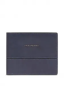 Кошелек с логотипом Piquadro, синий