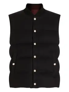 Дутый жилет DOLCE & GABBANA, черный