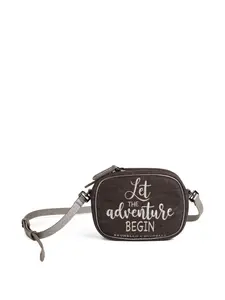 Джинсовая сумка через плечо Brunello Cucinelli Kids, коричневый