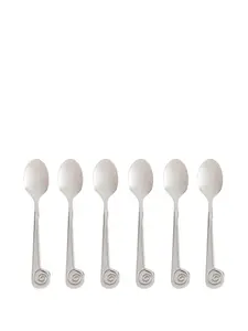 Набор из шести десертных ложек Maison Balzac, серебристый