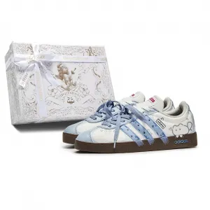 Adidas Neo VL Court Lifestyle Box, cat and butterfly противоскользящие износостойкие низкие кроссовки для скейтбординга unisex blue