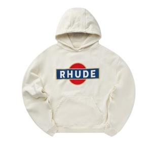 Худи Rhude Vintage Racer Hoodie, цвет Vintage White