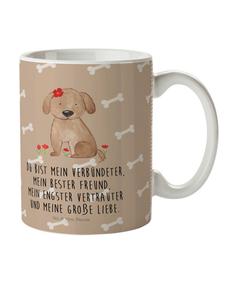 Детская кружка с собакой и женщиной, говорящей о собачьем счастье Mr. & Mrs. Panda