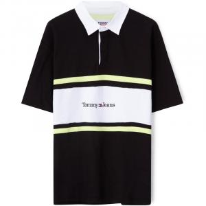 Tommy Hilfiger Поло мужские Black White BDS
