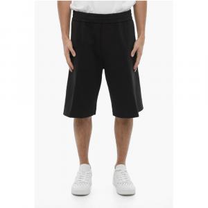 Однотонные спортивные шорты-карго Neil Barrett, Black