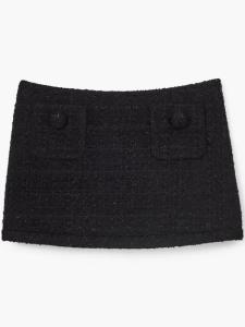 Marc Jacobs твидовая юбка мини, черный