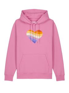 Толстовка Watapparel  Rainbow Heart, Rose