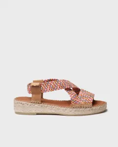 Женские эспадрильи на плоской подошве из двухцветной резинки Toni Pons, мультиколор