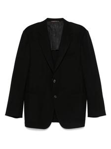 Шерстяной блейзер Canali, черный